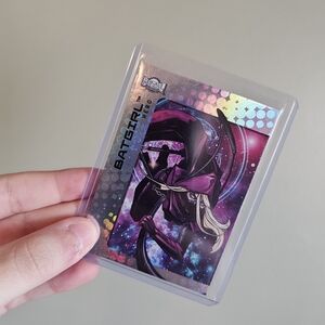 Batgirl Trading Card with Purple Holographic Art